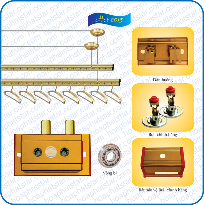 Giàn phơi Hoà Phát GOLD-KG500