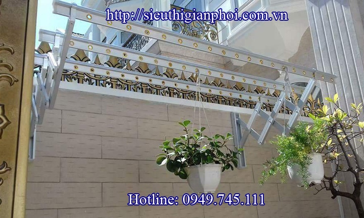 Giàn phơi thông minh gắn tường giá rẻ