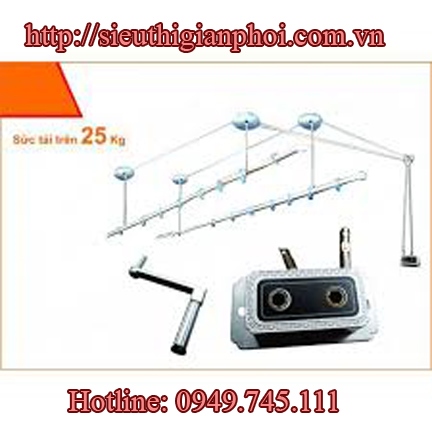 Giàn phơi thông minh Hòa Phát serie 318 giá rẻ