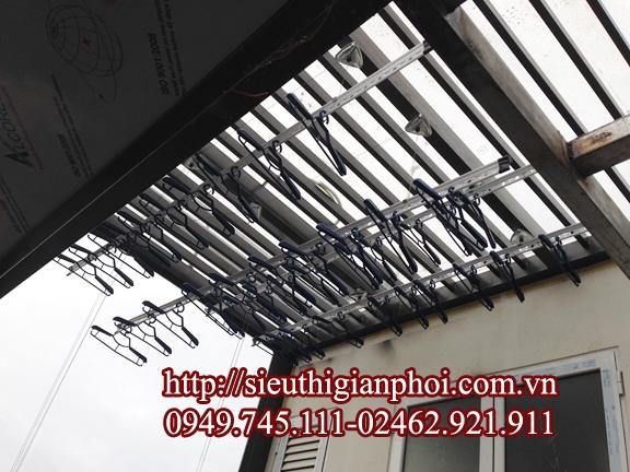 Lắp đặt giàn phơi thông minh Sankaku S001