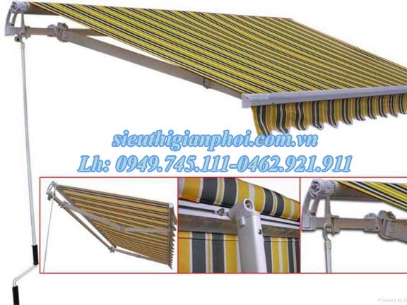 Lắp đặt mái hiên di động giá rẻ tại Bắc Giang