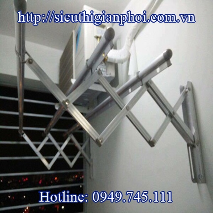 Nơi bán giàn phơi thông minh xếp ngang chất lượng