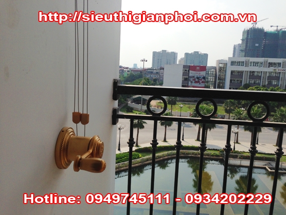 Cung cấp lắp đặt giàn phơi thông minh tại khu chung cư cao cấp Thăng Long Number 1