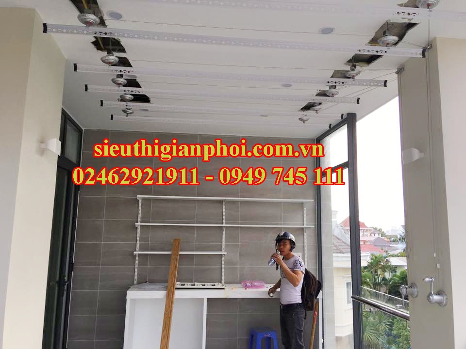Đơn vị chuyên lắp đặt giàn phơi thông minh khu Mỹ Đình I