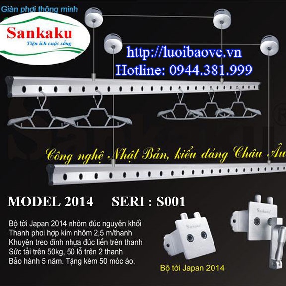 Giàn phơi thông minh giá rẻ tại Hà Nội