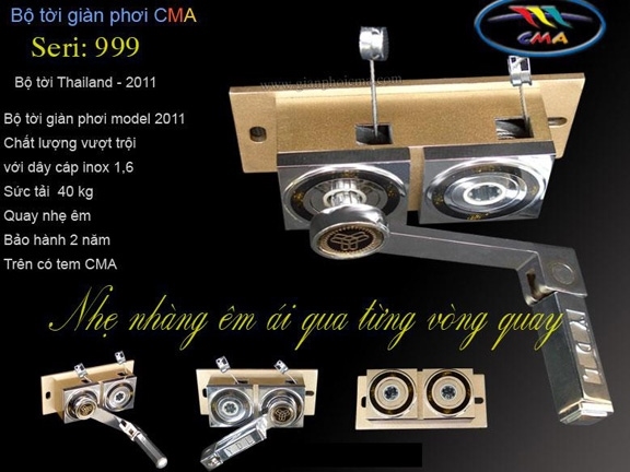 Giàn phơi thông minh seri 999B Model 2015