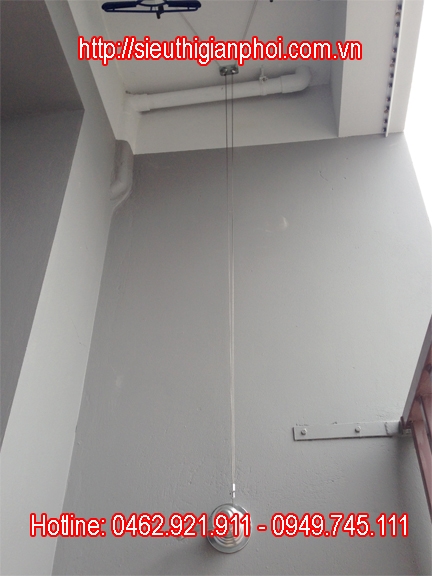 Lắp đặt giàn phơi thông minh tại chung cư Sông Nhuệ