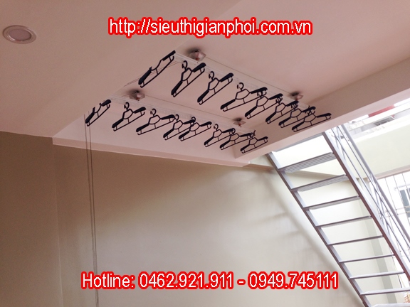 Lắp giàn phơi thông minh ở Trung Hoà Nhân Chính