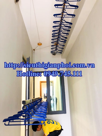 Lắp giàn phơi thông minh tại Giang Văn Minh