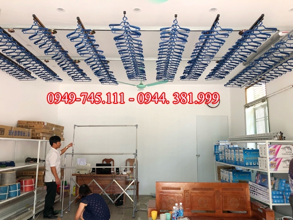 Lắp giàn phơi thông minh tại Hòa Bình