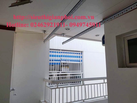 lắp giàn phơi thông minh tại Royal City