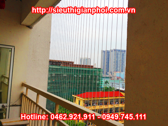 Lắp lưới an toàn ban công tại 789 Mỹ đình