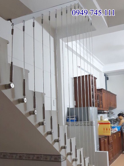 Lắp đặt cáp tăng đơ cầu thang tại Hạ Long