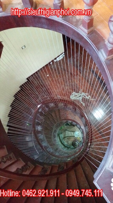 Lắp đặt lưới an toàn cầu thang giá rẻ tại Bắc Giang