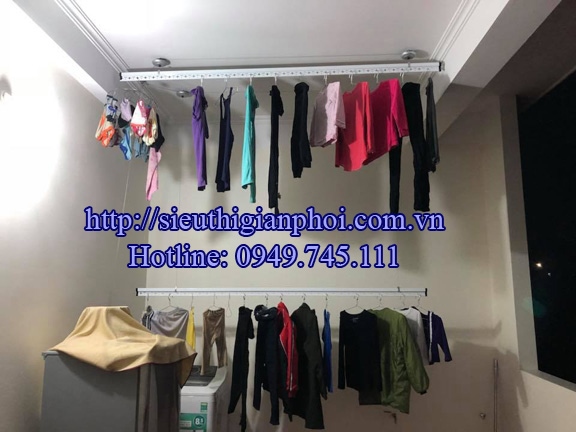 Lắp giàn phơi thông minh tại Ngô Thì Nhậm