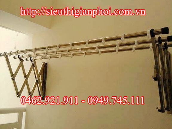 Giàn phơi xếp ngang tại Hà Nội