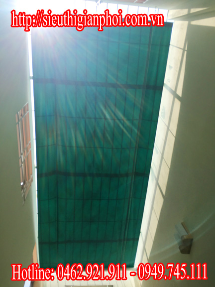 Lắp bạt che cho giếng trời