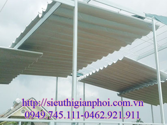 Thi công bạt xếp che nắng mưa tại các tỉnh phía bắc